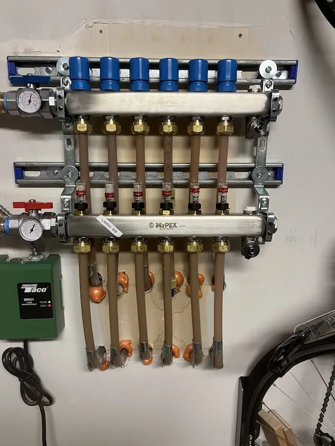 Plumber performing Leak Detection at a residential property in Gamewell